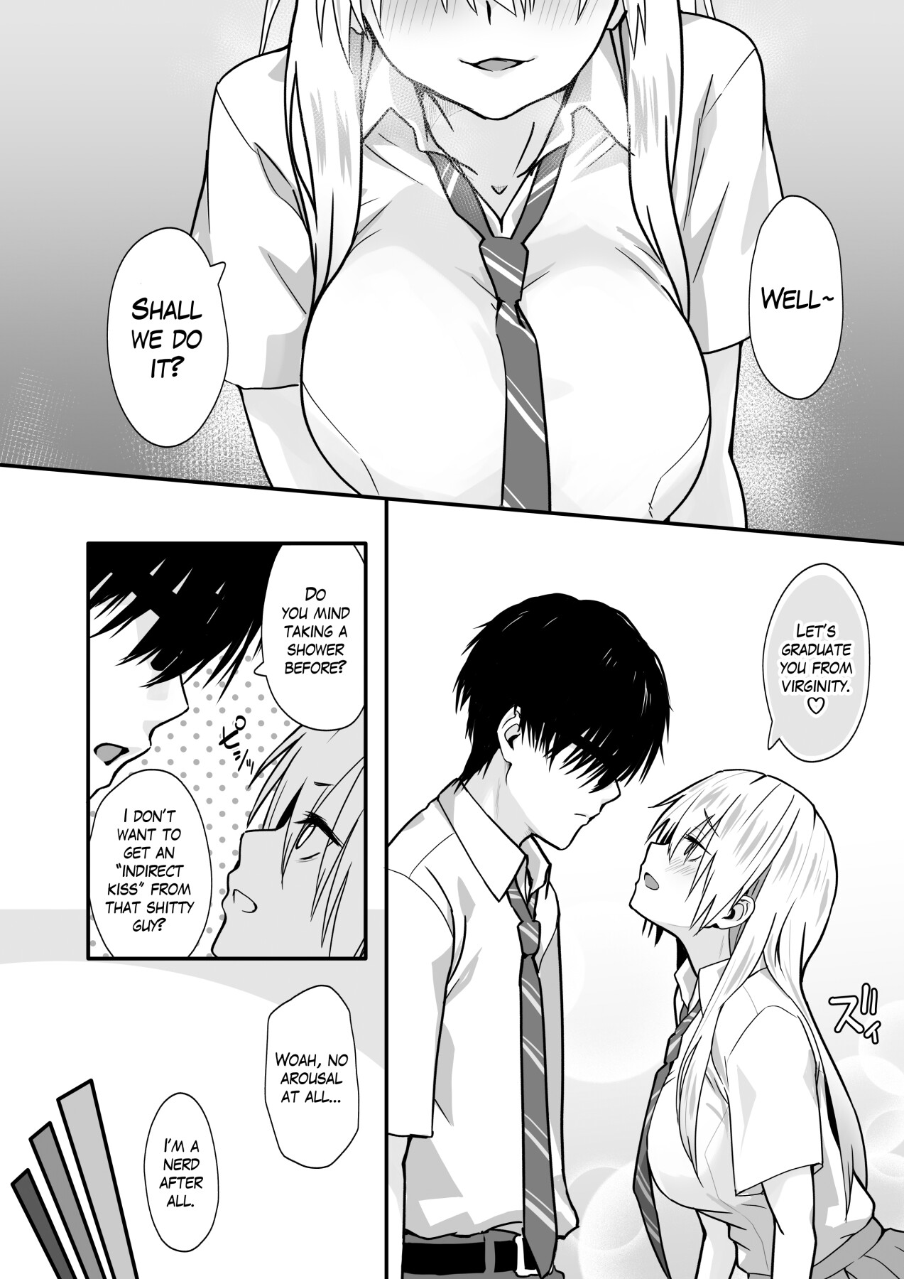 Hentai Manga Comic-Sex with a Nerd is Something Else-Read-7